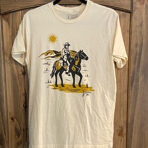 Cream Cowboy Graphic Tee